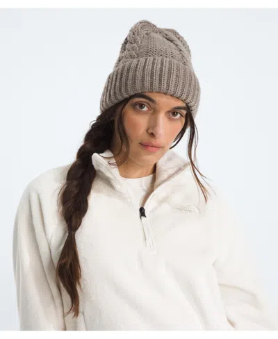 The North Face Oh Mega Beanie In Neutral
