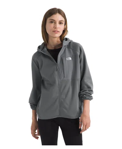 The North Face Performance Fleece Full Zip Hoodie Jacket In Gray