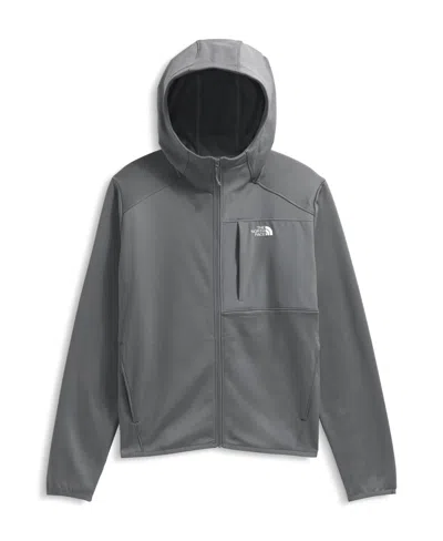 The North Face Performance Fleece Full Zip Hoodie Jacket In Gray