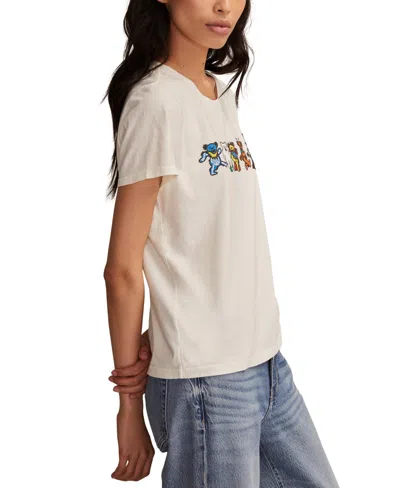 Lucky Brand Grateful Dead Costume Bears Cotton Graphic T-shirt In White