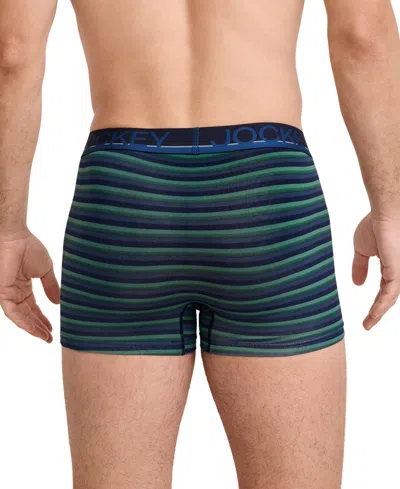 Jockey Men's 3-pack True Style Logo Boxer Briefs In Multi