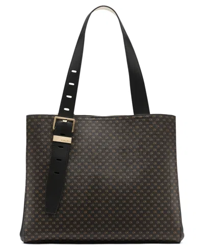 Calvin Klein Lowen Signature Triple Compartment Adjustable Tote