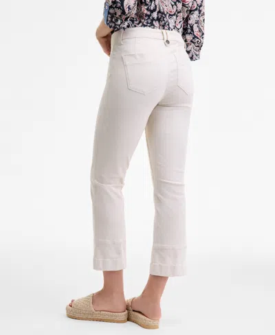Nautica Jeans Women's Stretch Twill Demi Bootcut Pant In White