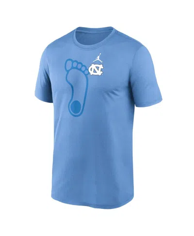 Jordan Men's Carolina Blue North Carolina Tar Heels Campus Shadow Legend Performance T-shirt In Blue