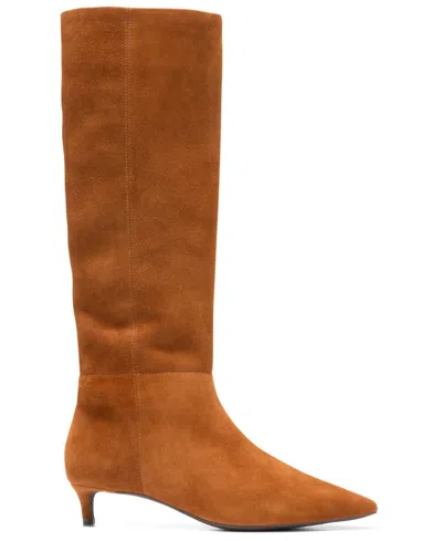 Cole Haan Go-to Janece Suede Boot In Brown