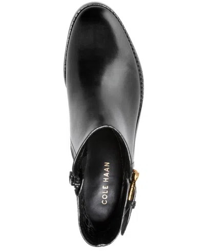 Cole Haan Hanover Leather Bootie In Black