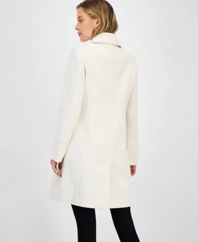 Cece Women's Button-front Coat In White