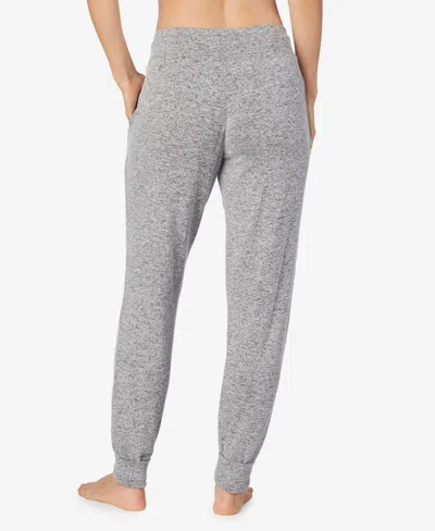 Cuddl Duds Petite Softknit Drawcord Joggers In Gray