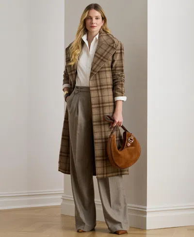 Ralph Lauren Women's Wide Leg Pants In Brown