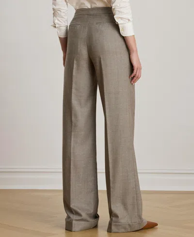 Ralph Lauren Women's Wide Leg Pants In Brown