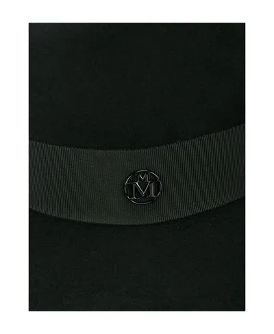 Maison Michel Henrietta Wool Fedora Hat In Black