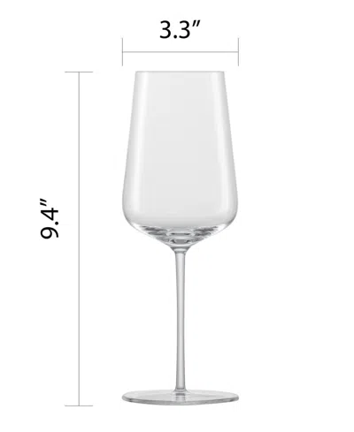 Zwiesel Glas Vervino Red Wine Glasses, Set Of 4 In Transparent
