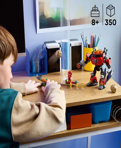 Lego Sonic The Hedgehog Knuckles Vs. Dr. Eggman Egg Crusher Mech 77005, 350 Pieces In Multi