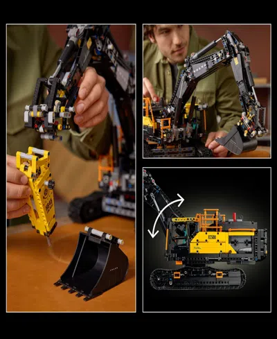 Lego Technic Volvo Ec500 Hybrid Excavator 42215, 2359 Pieces In Multi