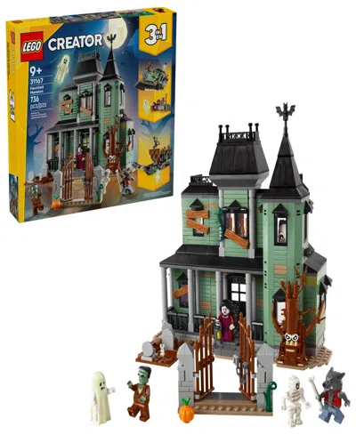 Lego Creator 3 In 1 Haunted Mansion Building Toy 31167, 736 Pieces In Multi