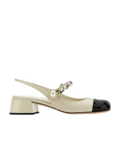 Miu Miu Exposed High Heels In Animal Print