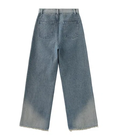 Marissa Chiara Belt Loop Jeans In Blue