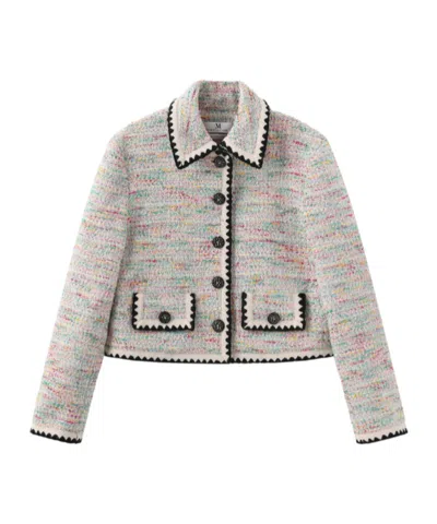 Marissa Chiara Long-sleeved Jacket In Gray