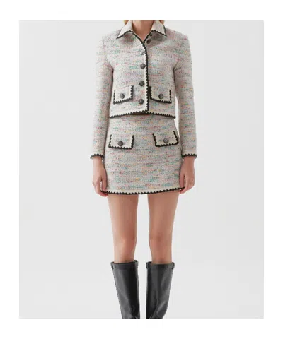 Marissa Chiara Long-sleeved Jacket In Gray