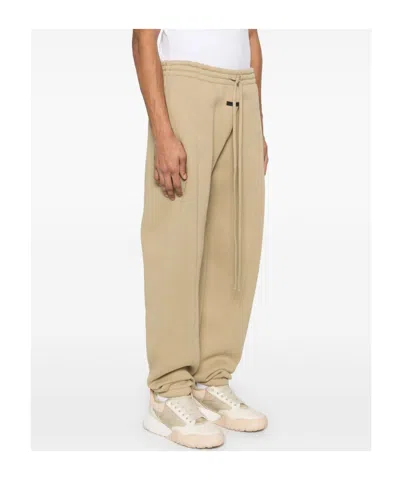 Fear Of God Drawstring Elastic Waist Sweatpants In Brown