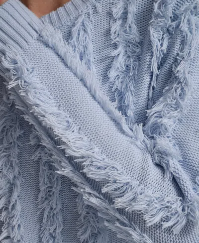 Dkny Jeans Women's Long Sleeves Sweater In Blue