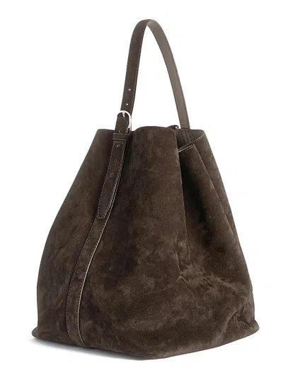 Totême Drawstring Shoulder Bag In Black