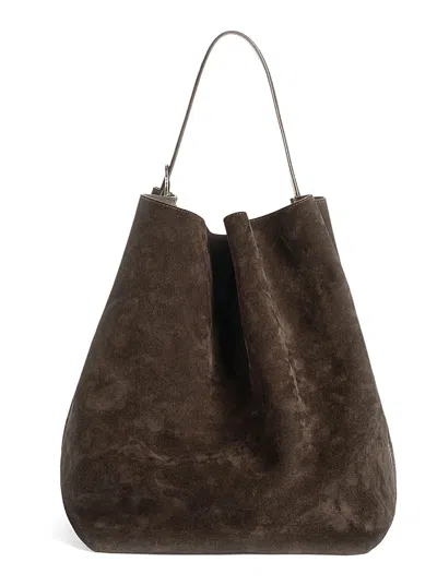 Totême Drawstring Shoulder Bag In Black