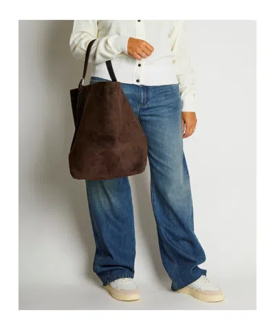 Totême Drawstring Shoulder Bag In Black