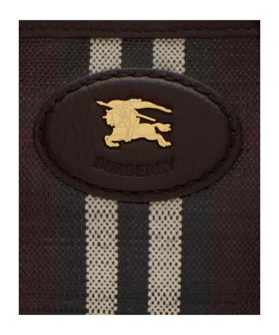 Burberry Womens Mahogany Medium Highlands Cotton-blend Tote Bag In Multi