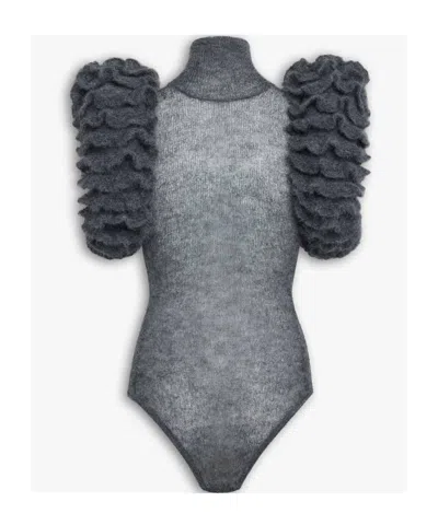 Alaïa Turtleneck Jumpsuit In Black