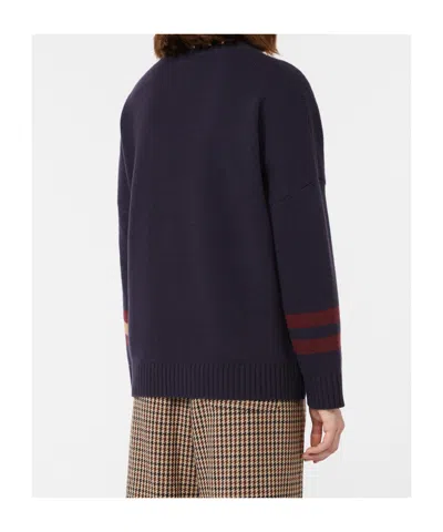 Weekend Max Mara Long-sleeved Sweater In Black