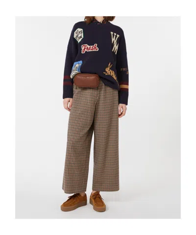 Weekend Max Mara Long-sleeved Sweater In Black