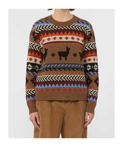 Weekend Max Mara Weekend Maxmara Quirite Jumper Camel In Brown