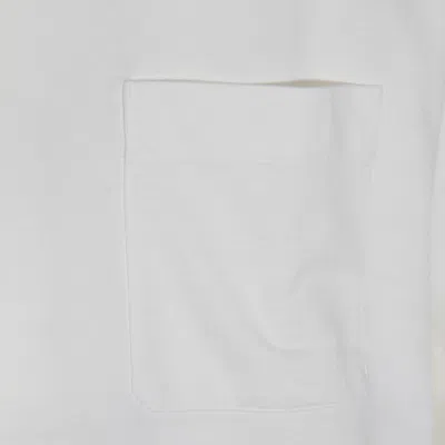 Lemaire Oversized Cotton T-shirt Chest Pocket In White