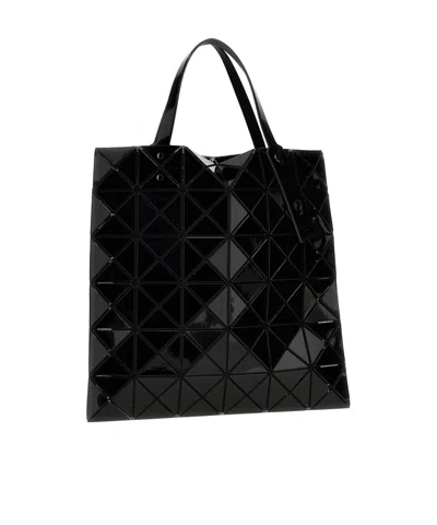 Bao Bao Issey Miyake Lucent Geometric-pattern Shoulder Bag In Black
