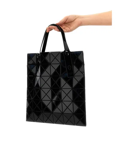 Bao Bao Issey Miyake Lucent Geometric-pattern Shoulder Bag In Black