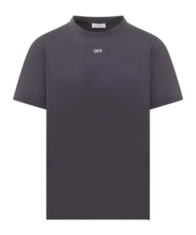 Off-white Graphic Brush Arrow Print T-shirt And Vest In Black