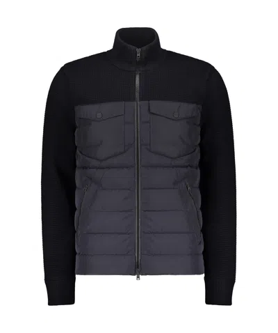 Herno Patchwork Down Jacket In Animal Print