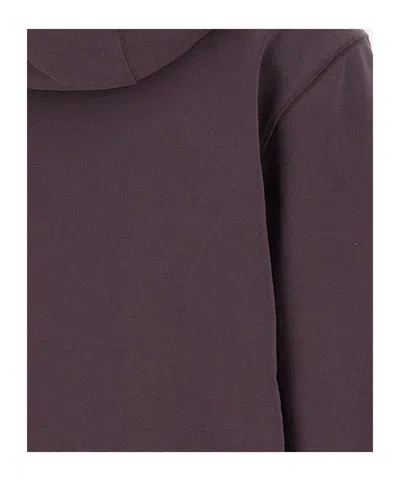 Casablanca Hooded Sweatshirt With Drawstring And Pockets In Purple