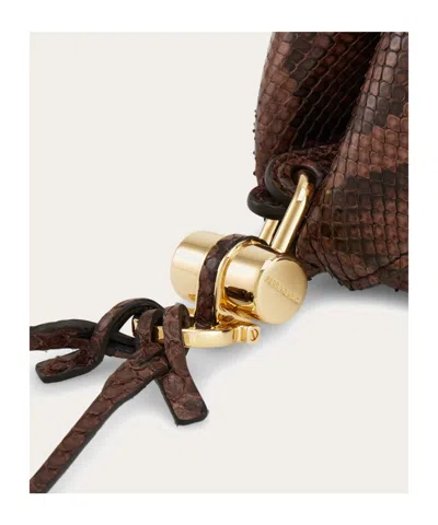 Ferragamo Foldable Clutch Bag In Multi