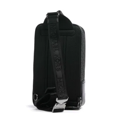 Michael Kors Logo Slingpack Adjustable Strap Design In Black