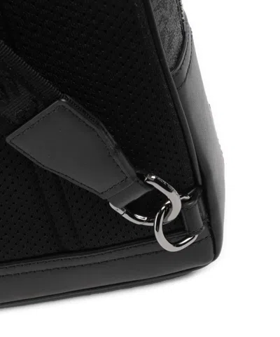 Michael Kors Logo Slingpack Adjustable Strap Design In Black