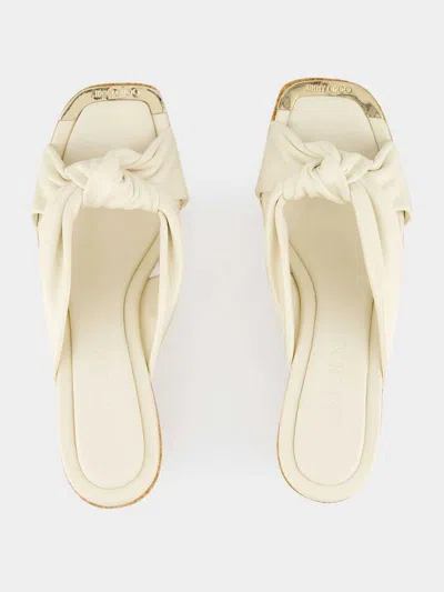 Jimmy Choo Square Toe Wedge Heels In Multi