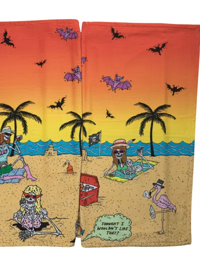 Gallery Dept. Skeleton Beach Towel In Multi
