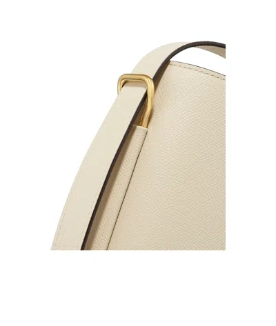 Delvaux Flip Shoulder Bag In Brown