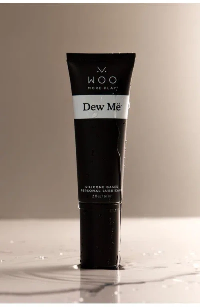 Woo More Play Dew Me Silicone Lubricant In Black