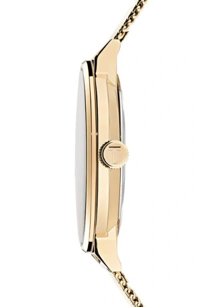 Ted Baker London Timeless Mesh Bracelet Watch In Gold