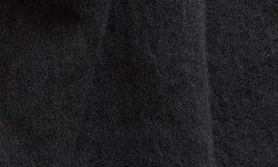 Nordstrom Brushed Fringed Scarf In Black