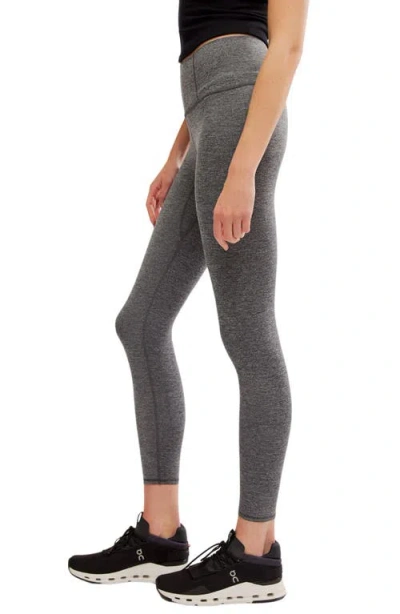 Free People Fp Movement Never Better Heathered Leggings In Black
