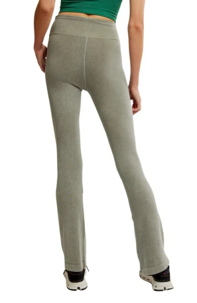 Free People Fp Movement Go To Smooth Flare Leggings In Green